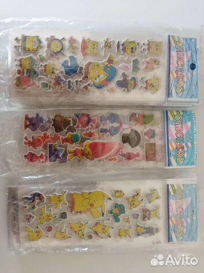 Объемные пвх стикеры