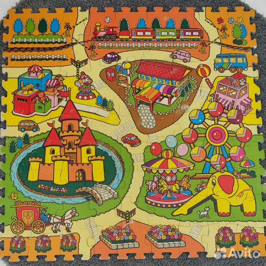 Коврик пазл 1 кв.м