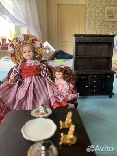 Куклы фарфоровые и мебель коллекционная Деагостини