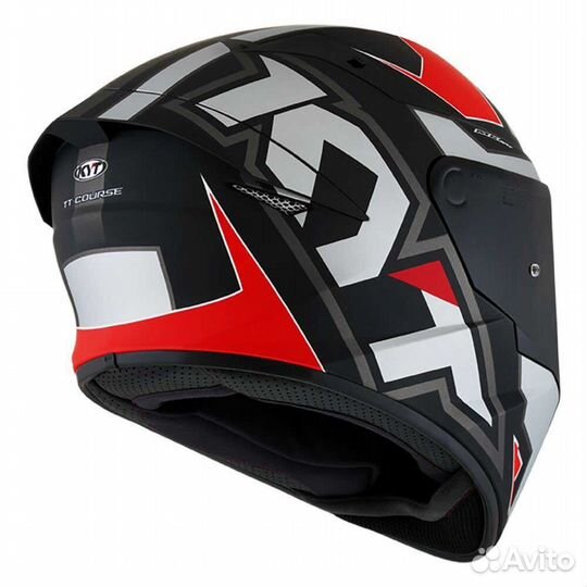 KYT TT-Course Electron Full Face Helmet Matt Grey