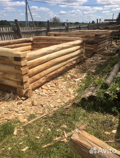 Липовый сруб