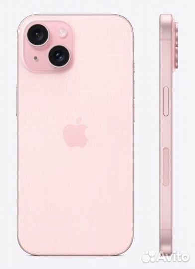 Смартфон Apple iPhone 15 128Gb Pink (1 sim + eSIM)