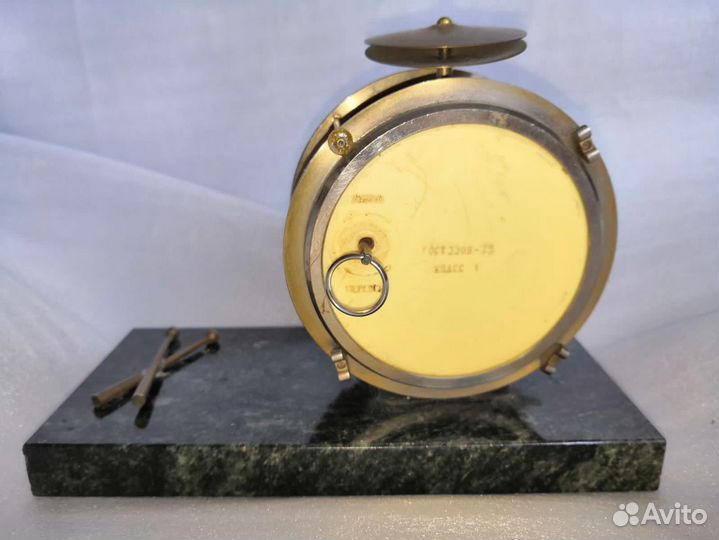 Настольные часы молния барабан СССР 1975 год 1 кла