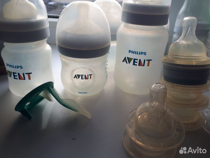 Бутылочки для кормления avent молокоотсос соски