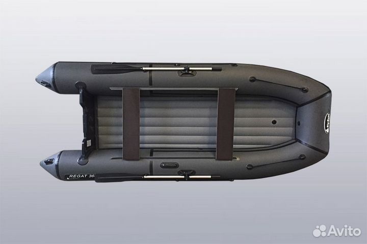 Лодка пвх Big Boat нднд Regat 360 серая