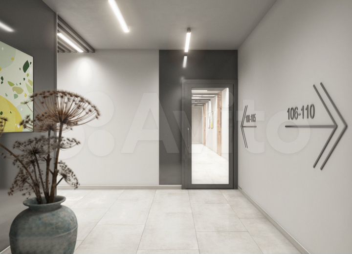 2-к. квартира, 65,2 м², 10/14 эт.