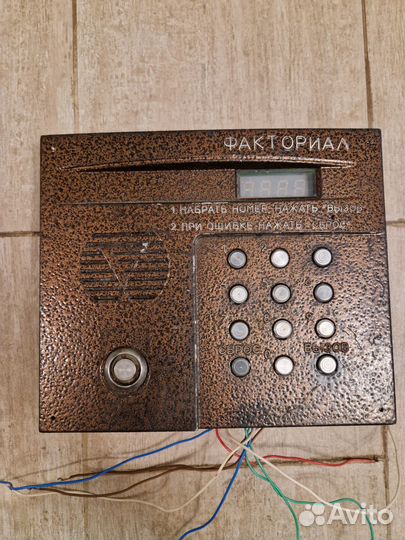 Вызывная панель домофона Факториал