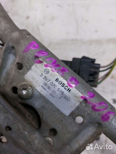 Трапеция дворников Peugeot 206 пежо 206