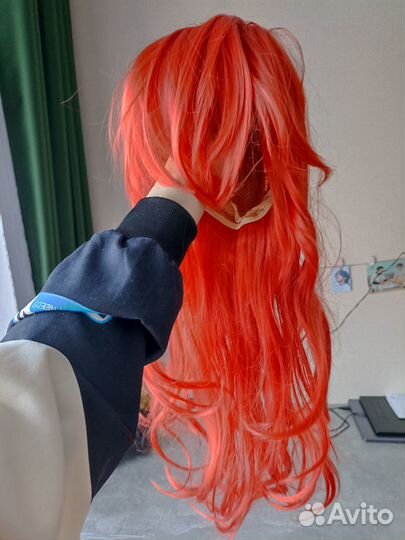 Парик красный