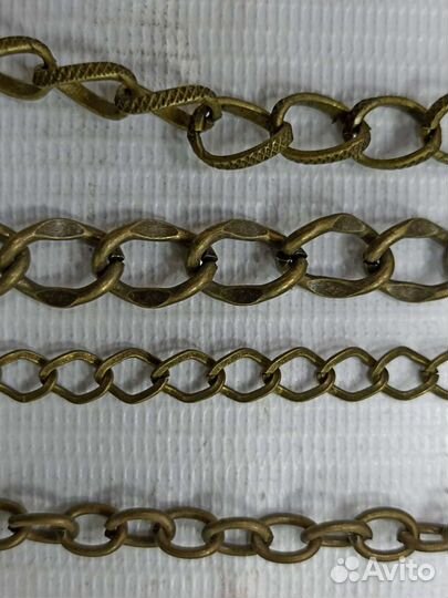 Цепи бронза.латунь.старинные