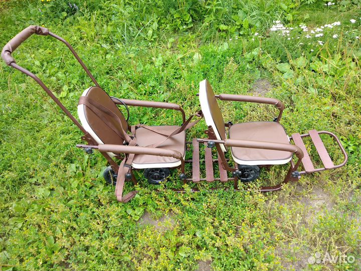 Детские санки для двойни