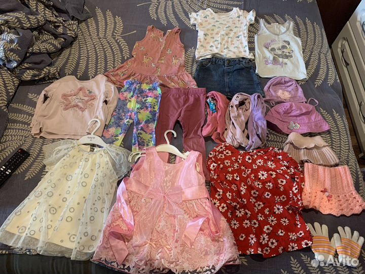 Вещи пакетом 80-86 на девочку
