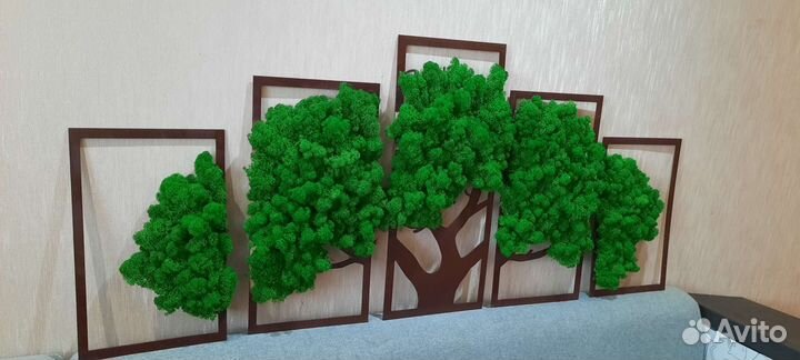 Декор Панно из стабилизированного мха