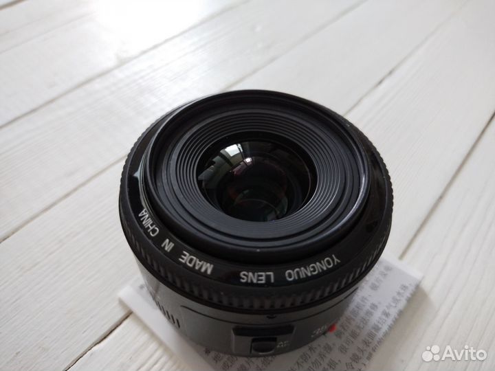 Объектив yongnuo 35mm f/2 для Canon EF