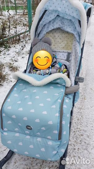 Санки коляска nika