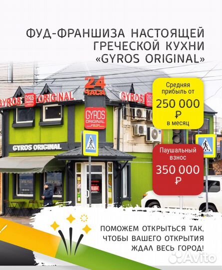 Франшиза гирос оригинал