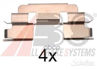 Комплектующие, колодки дискового тормоза 1249Q Abs