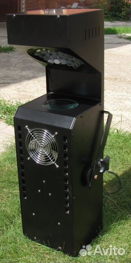 Светомузыка сканер Q07 400W полицвет зеркало Mic