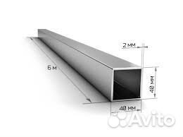 Труба профильная 15*15 - 60*40