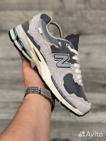 New balance 2002r grey сетка 41-42 мужские