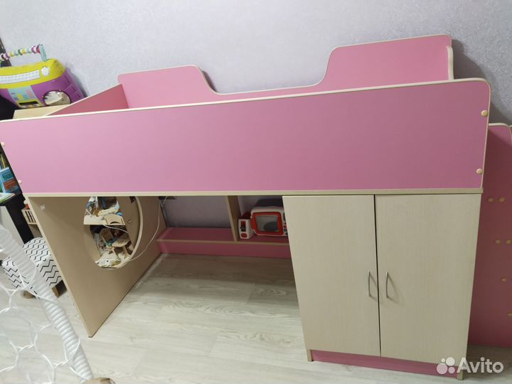 Кровать чердак для девочки