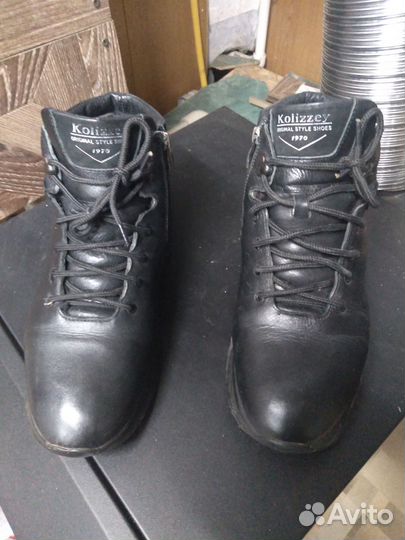 Ботинки зимние натуральная кожа,мех