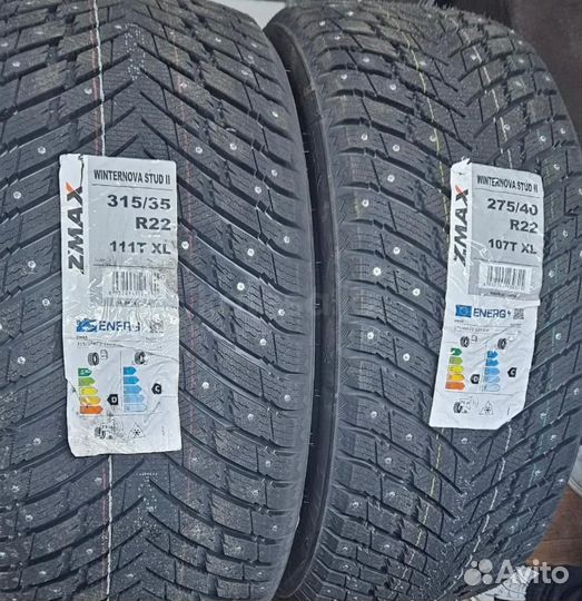 Zmax Winternova Stud II 275/40 R22 и 315/35 R22 107T