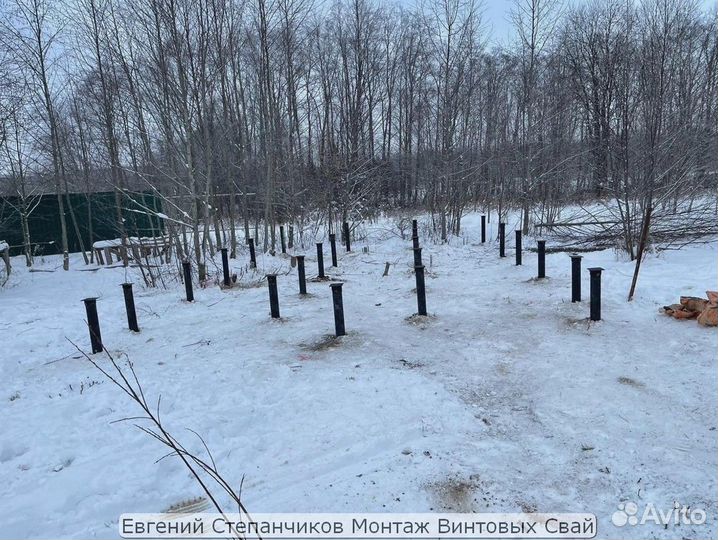 Винтовой фундамент