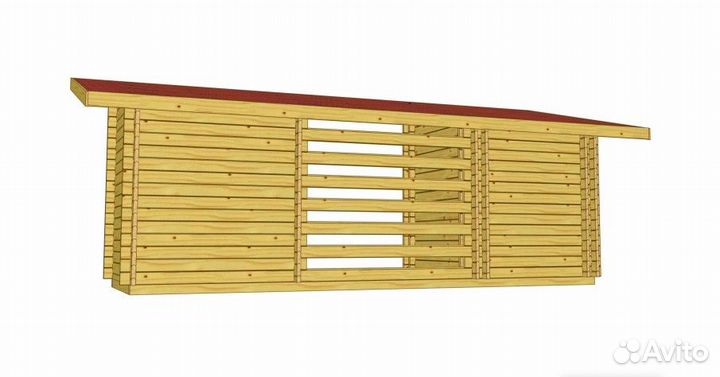 Хоз блок 6х2