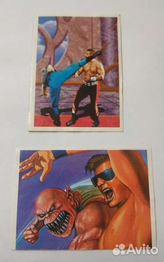 Mortal kombat 2 наклейки panini