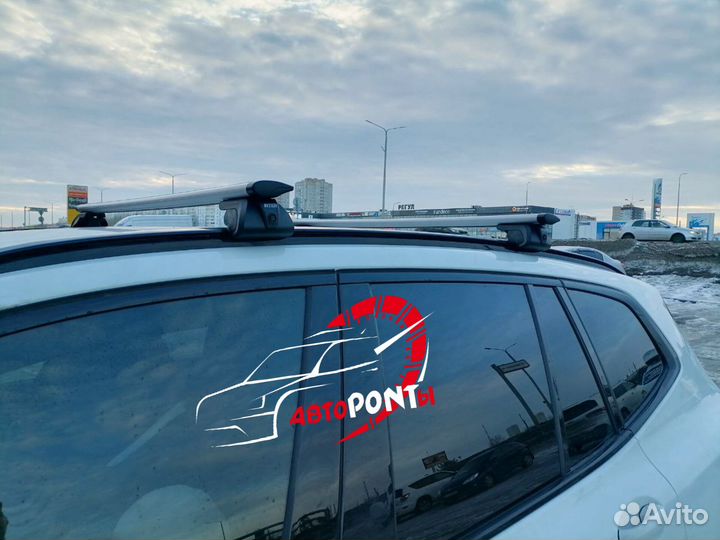 Багажник на крышу BMW X3 аэро поперечины с замком