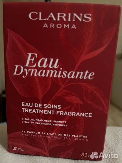 Ароматическая вода Clarins Dinamisante