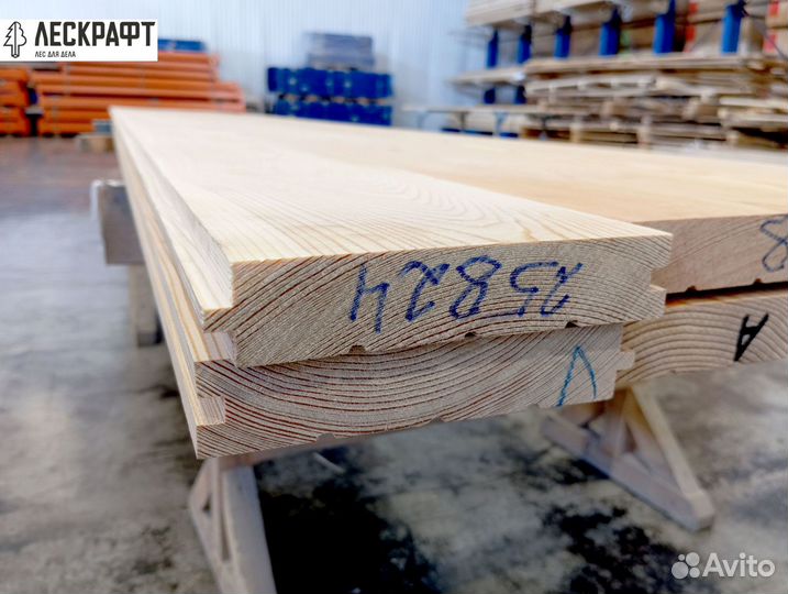 Доска пола 27*141*4000 мм сорт A лиственница