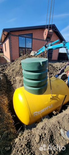 Монтаж газгольдера под ключ (производитель)