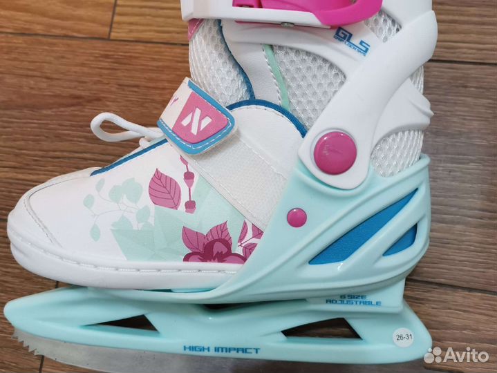 Детские коньки раздвижные nordway slide 26-31