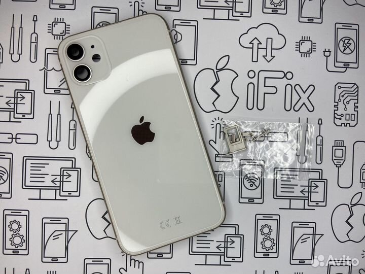 Корпус для iPhone 11 (белый) orig Завод (CE)