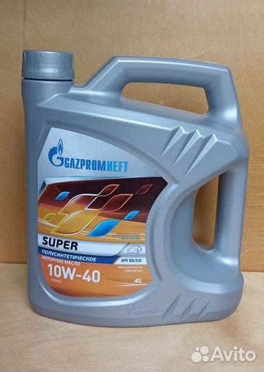 Масло моторное Gazpromneft Super 10W-40 п/с 4л