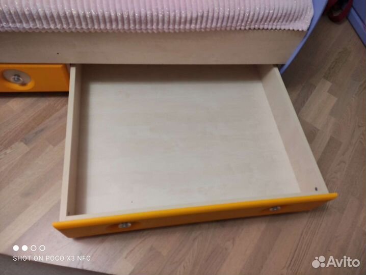 Детская кровать с матрасом Снайт