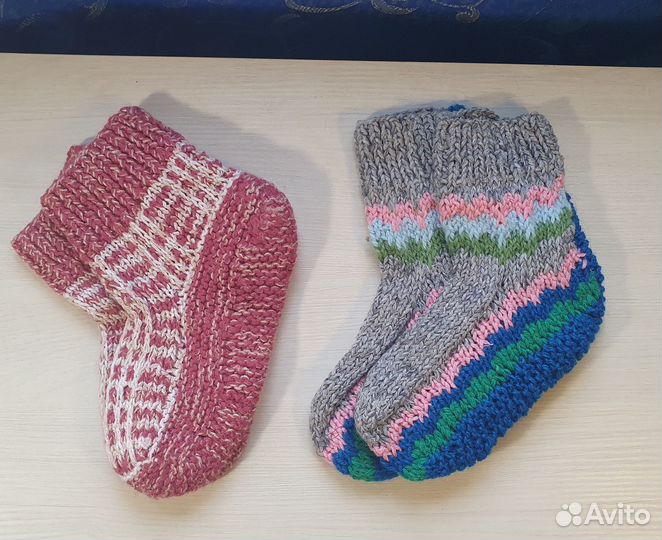 Детские носки ручной вязки