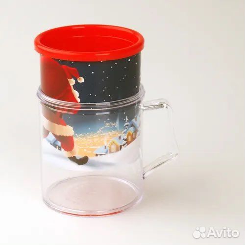 Кружка пластиковая под вставку (фото)