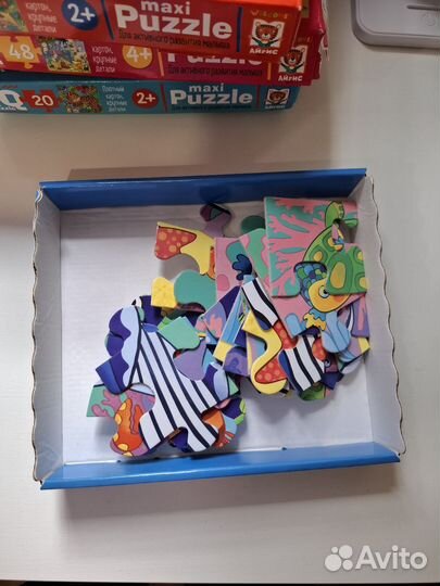 Пазлы для малышей крупные