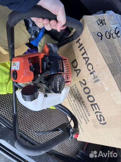 Мотобур hitachi da200 новый