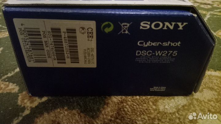 Фотоаппарат sony dsc w275