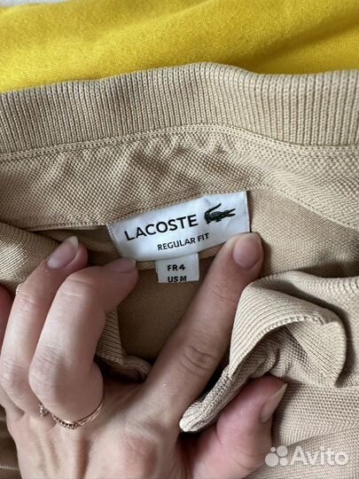 Поло lacoste мужское