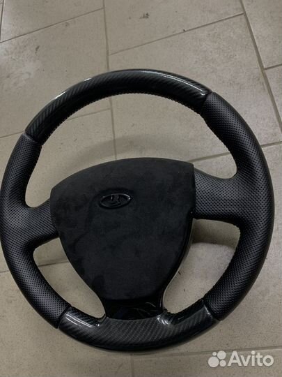 Руль priora 2 с подушкой