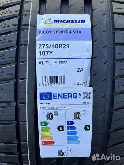 Michelin Pilot Sport 4 SUV 275/40 R21 и 315/35 R21 111Y