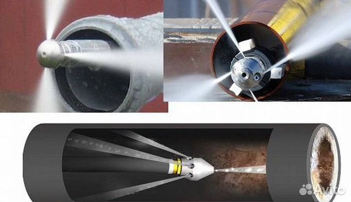 Прочистка канализации, устранение засоров