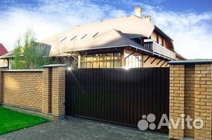 Откатные ворота с автоматикой под ключ