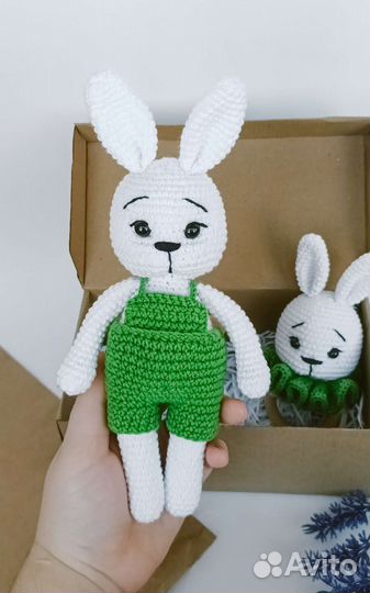 Подарочный набор для новорожденного/игрушка зайчик