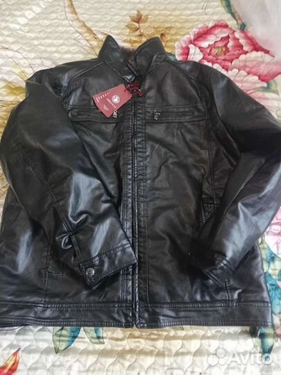 Кожаная куртка мужская